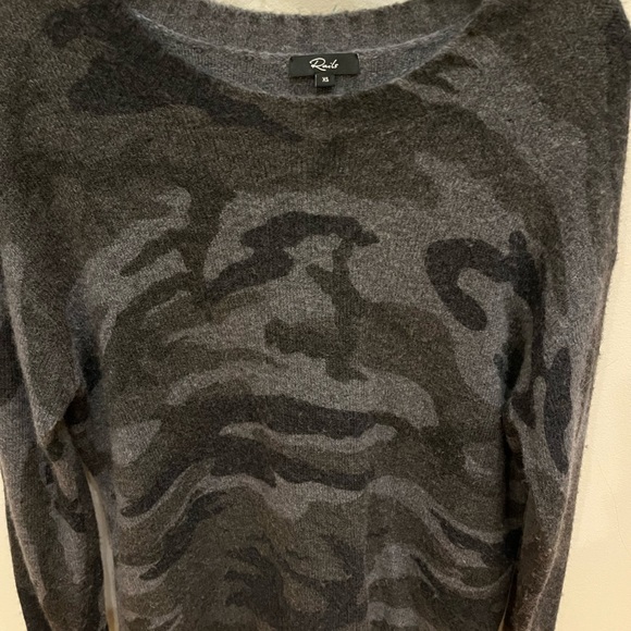 Rails XS Louis Charcoal Camo Sweater - Picture 2 of 7